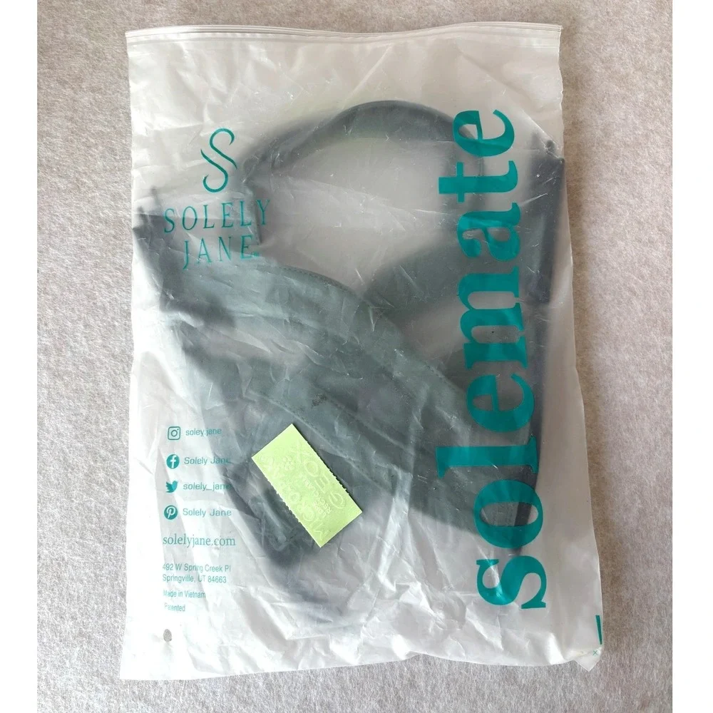 Solely Jane Capri Sage Green Size 11 Interchangeable Sandal Toppers NEW